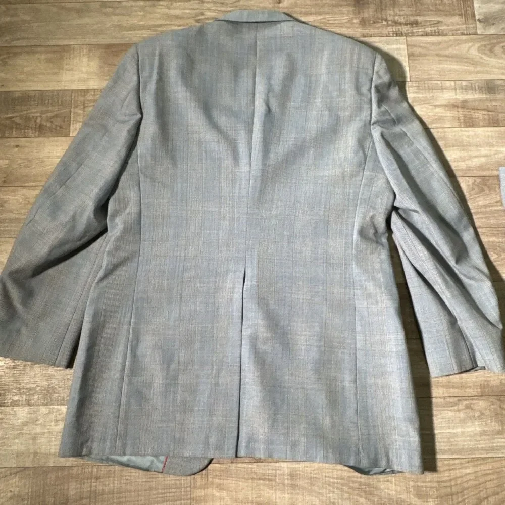 VTG 1962 Botany 500 Sport Coat Blazer Made in USA 42S 3 Button Multi Plaid